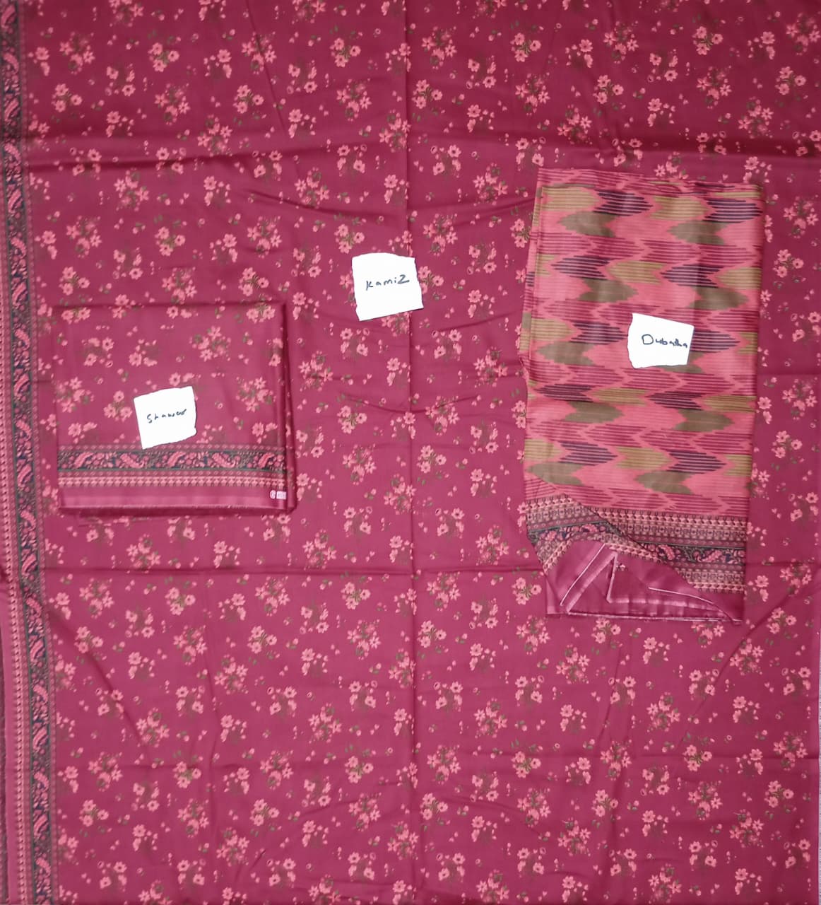Bin Saeed Luxury Lawn 3Pc Suit Vol-2D8
