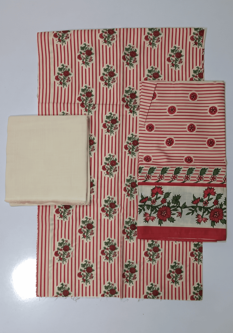 ALKARAM Printed Khaddar 3PC-V1-D5