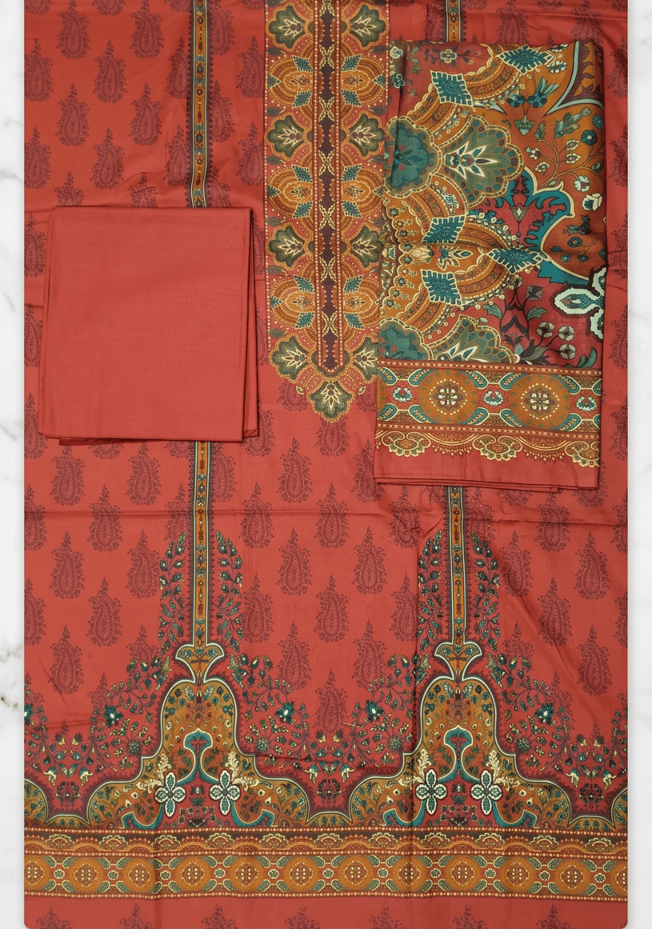 Gen Z Premium Summer Printed Lawn 3pc Vol-4 D4
