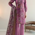 Saya's Printed Khaddar 3pc D10