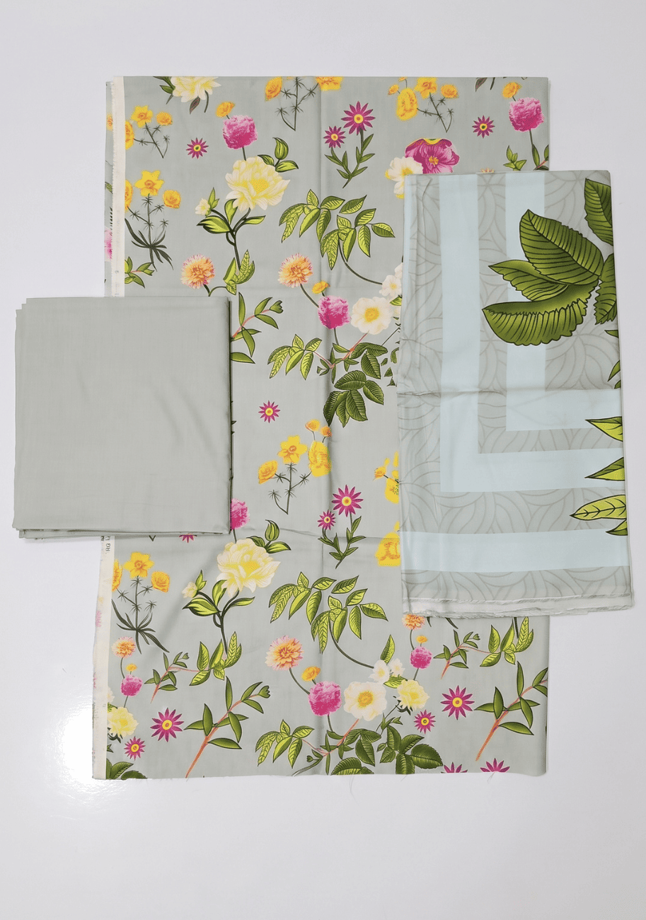 Salina Premium Printed Linen 3PC Luxury Collection V1-D5