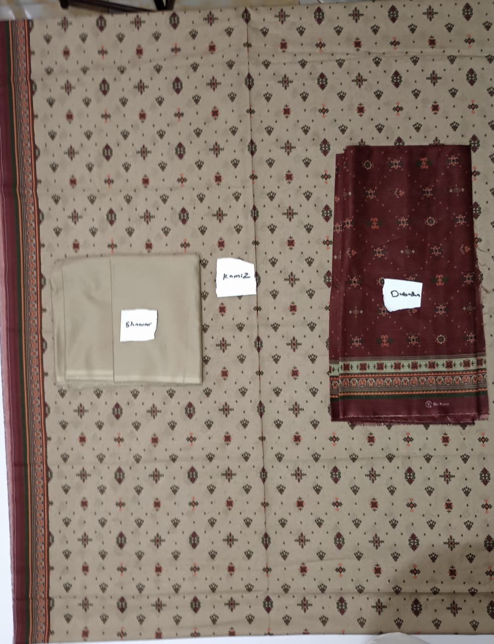 Bin Saeed Luxury Lawn 3Pc Suit Vol-2D10
