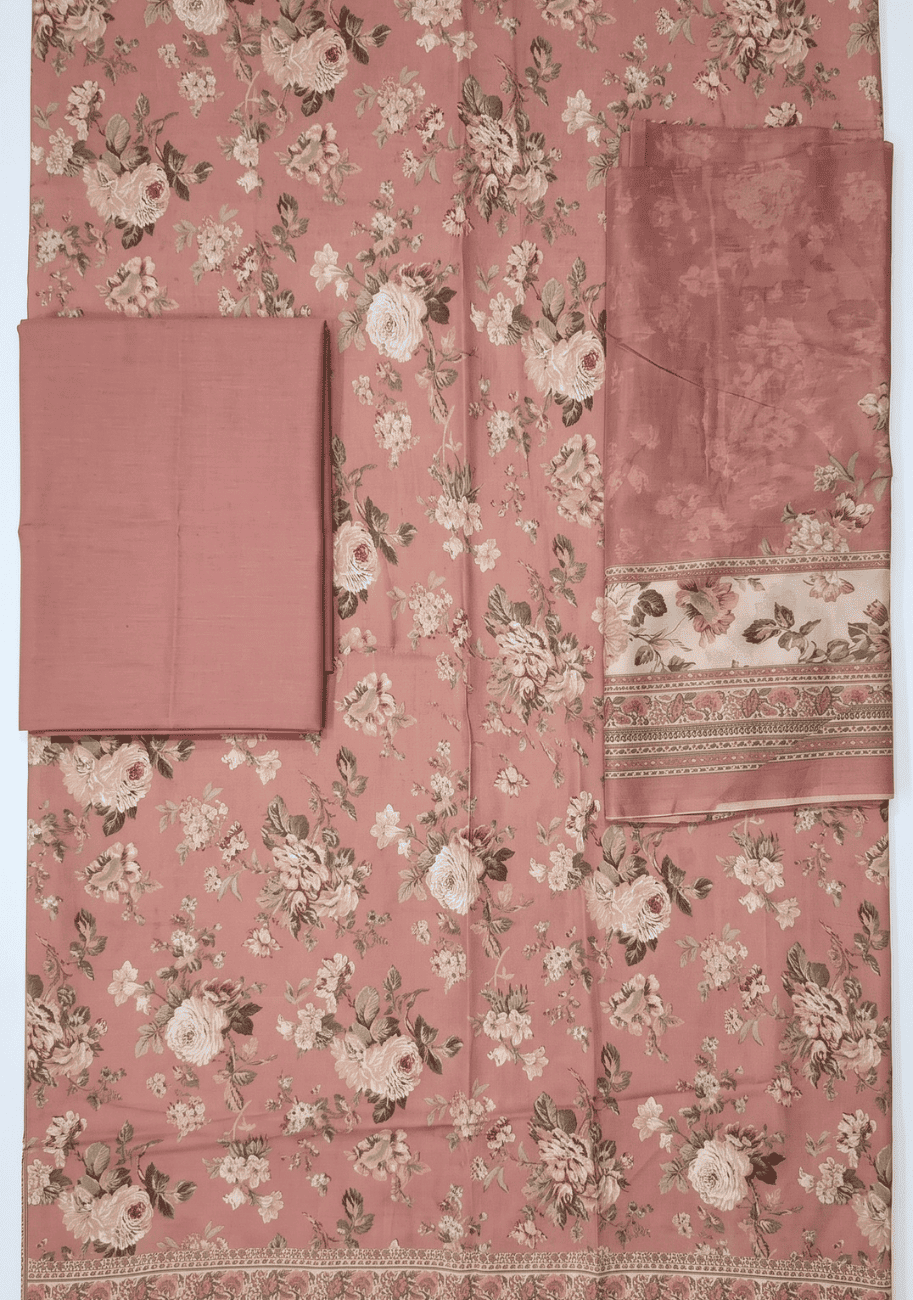 Bin Saeed Luxury Lawn 3Pc Suit Vol-2D18