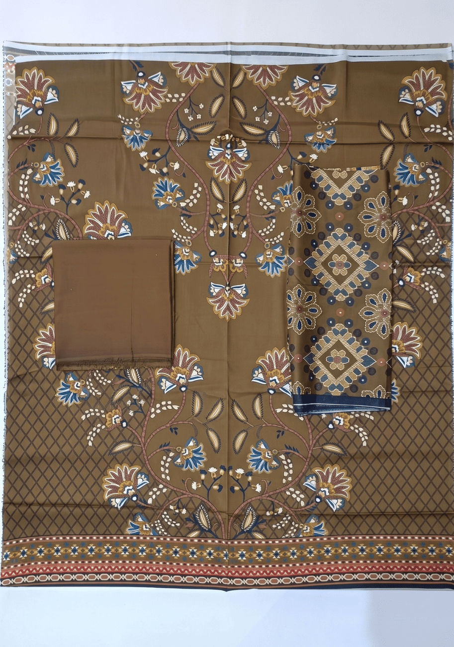 Bin Inam Jubilee Linen 3pc V17-D6