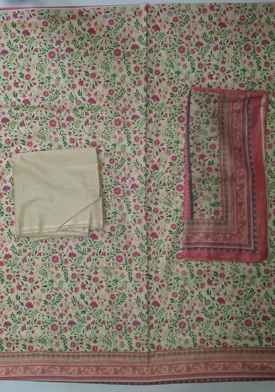 Bin Saeed Luxury Lawn 3Pc Suit Vol-3D6