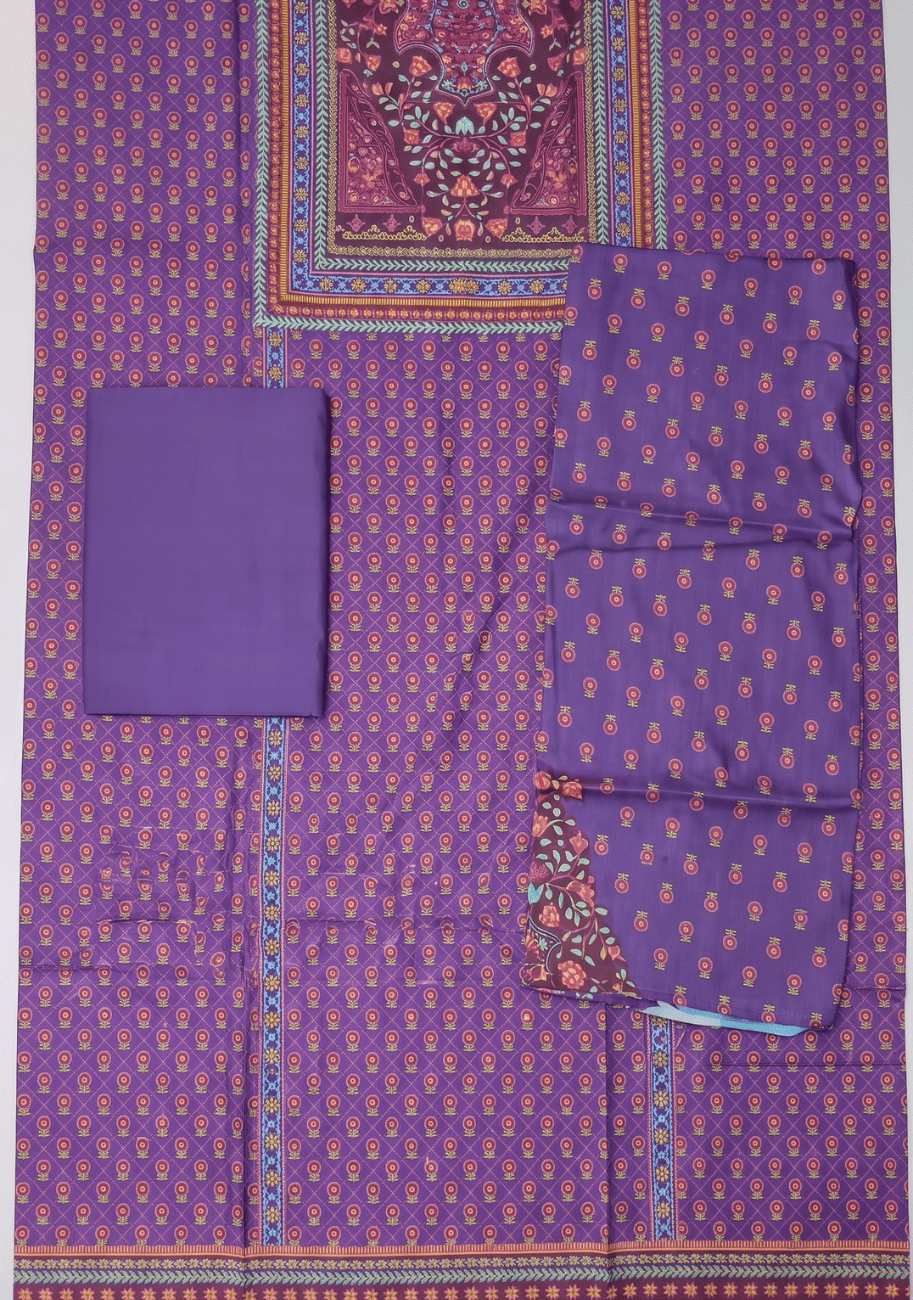 Zellbury Printed Cotton 3PC-V9-D6