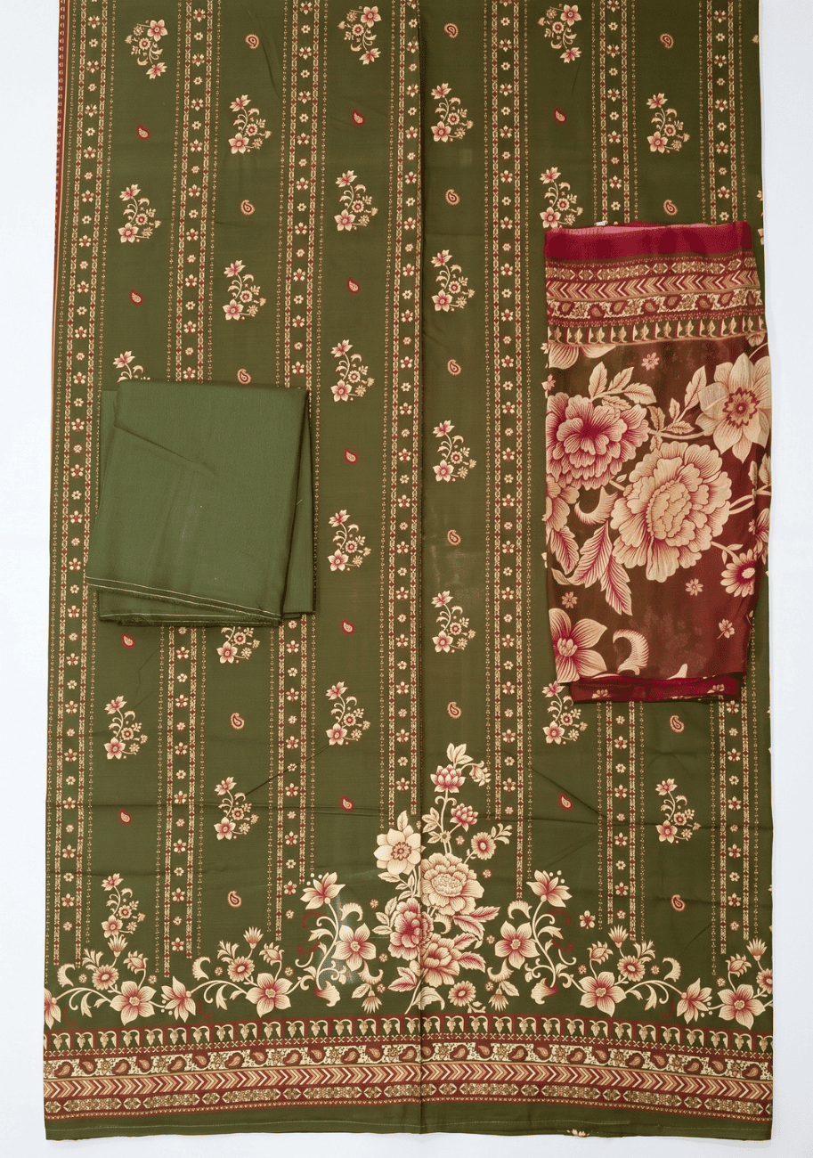 Sabeen Chamki Printed Lilen 3PC-V1-D6