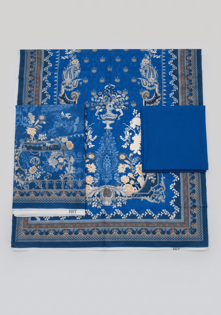 Zesh Premium Doriya Linen 3PC Luxury Collection V2-D7