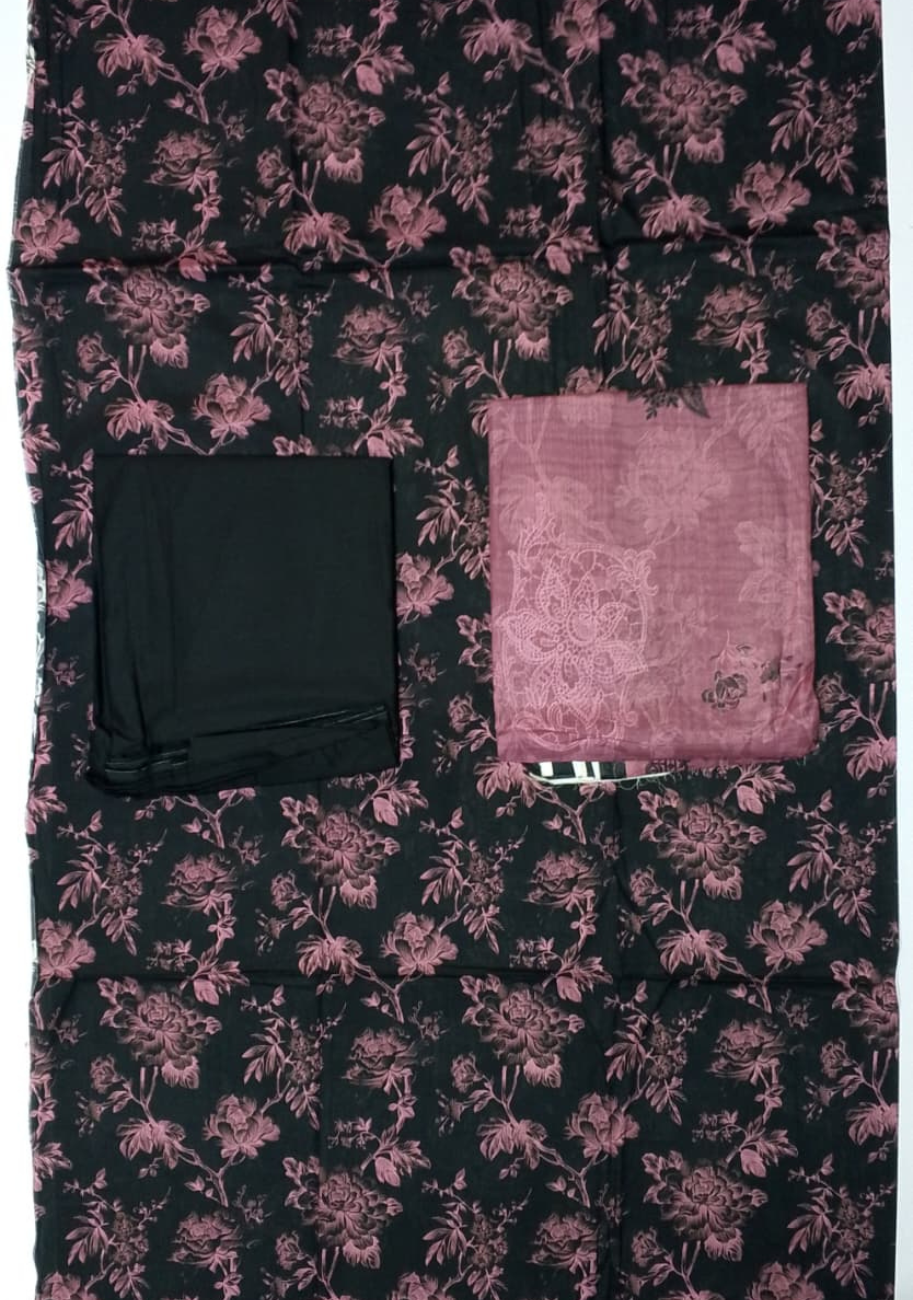 SAYA Premium Printed Lawn 3Pc Vol.14.D7