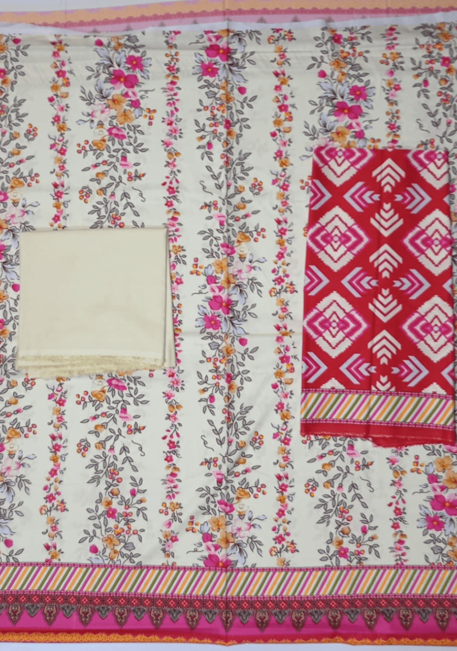Bin Inam Jubilee Printed Linen 3pc V1 D7