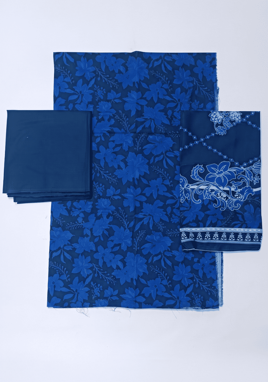 Salina Premium Printed Linen 3PC Luxury Collection V1-D16