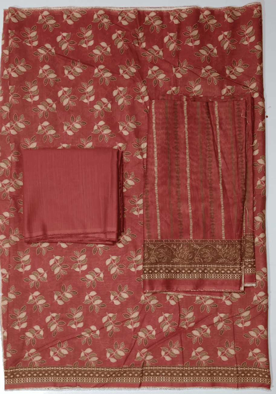 Bin Saeed Printed Khaddar 3PC Suit Vol.02 D7