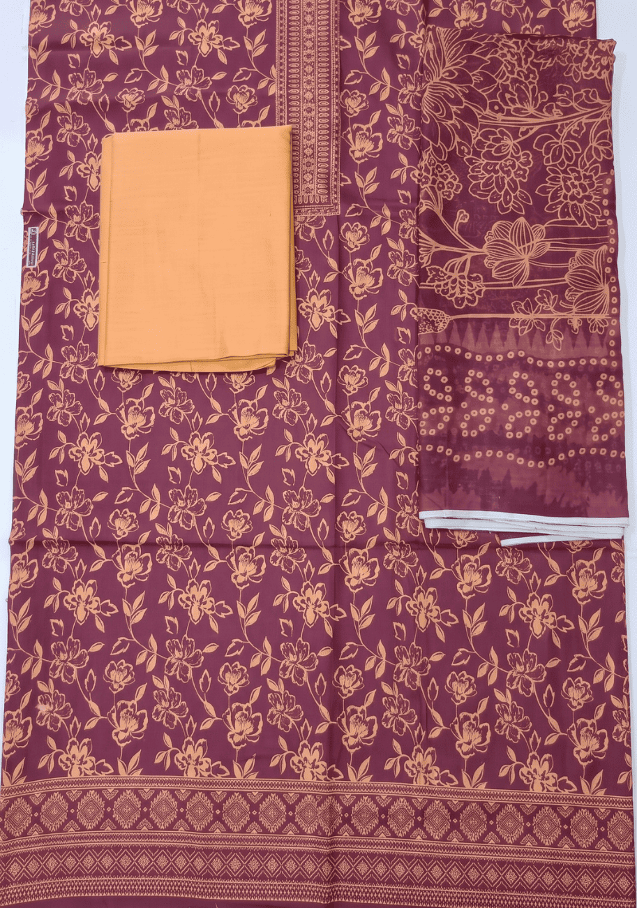 Sabeen Printed Cotton 3PC-V2-D7