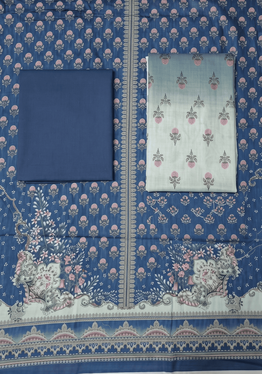Zellbury Printed Cotton 3PC-V9-D7