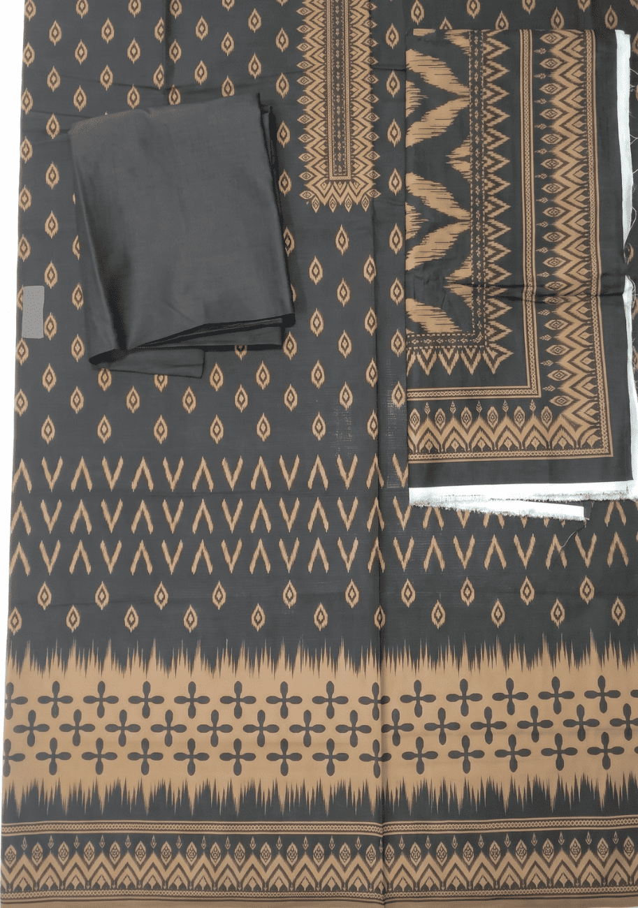 Sabeen Chamki Printed Lilen 3PC-V1-D7