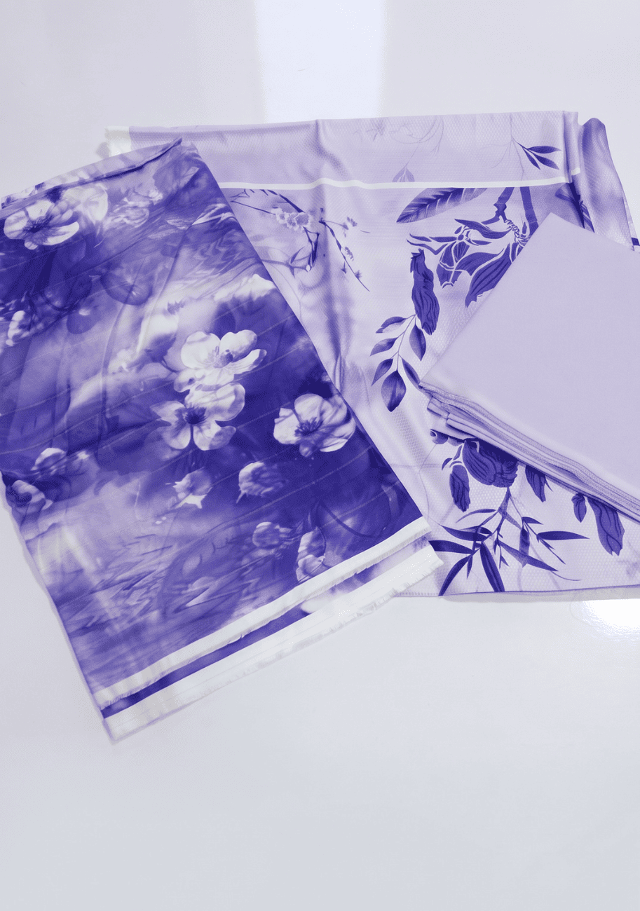 Mizaj Premium Dobby Linen 3PC Luxury Collection V1-D8