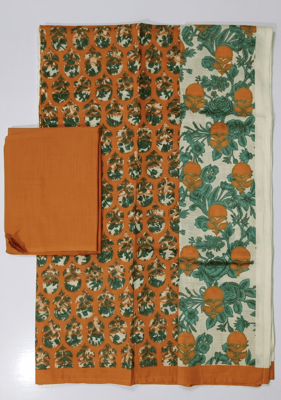 ALKARAM Printed Khaddar 3PC-V1-D8