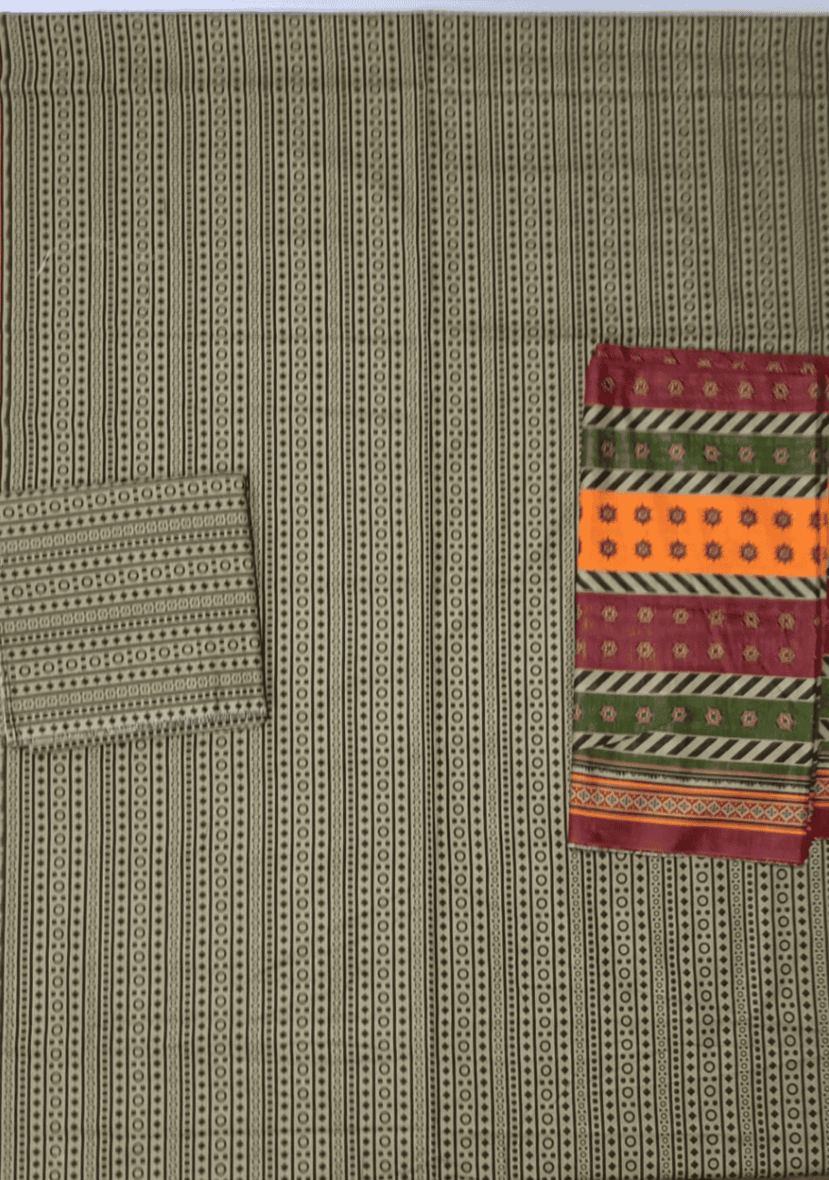 Bin Saeed Khaddar 3PC V1 D8
