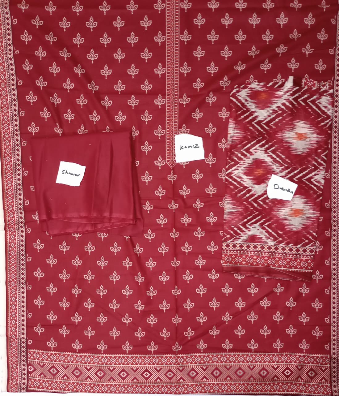Bin Saeed Luxury Lawn 3Pc Suit Vol-2D16