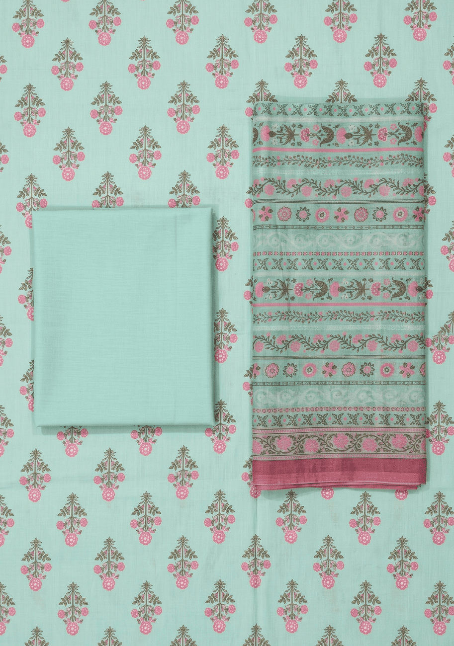 Bin Saeed Luxury Lawn 3Pc Suit Vol-2D4