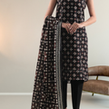 Saya's Printed Khaddar 3pc D1