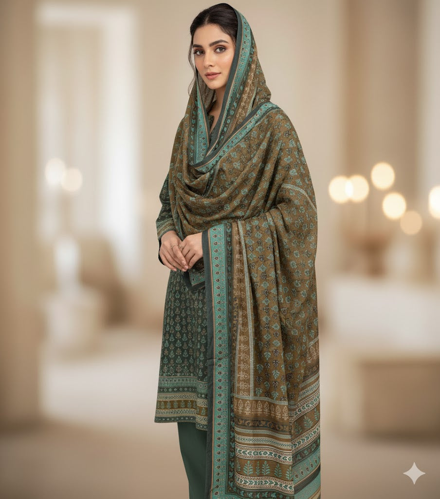 Meraj Luxury Shambrey 3pc D11