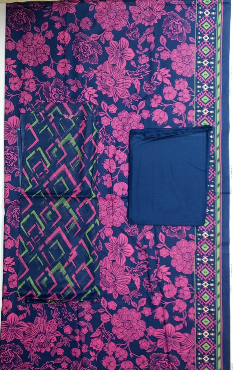 SAYA Premium Printed Lawn 3Pc Vol.13.D1
