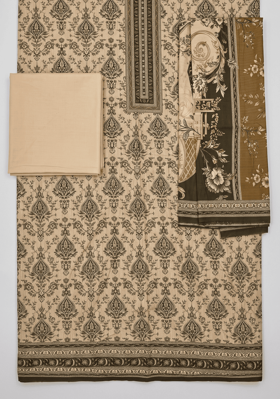 FIVE STAR Moonsoon Printed Lilen 3PC-V1-D10