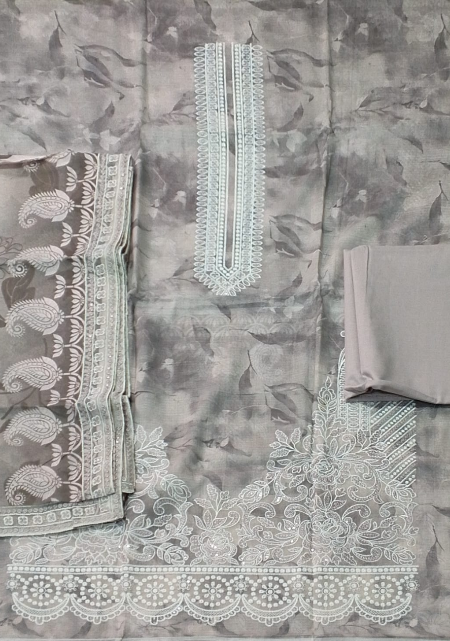 LASANI Premium Embroidered Lawn 3PC Vol-1-D10