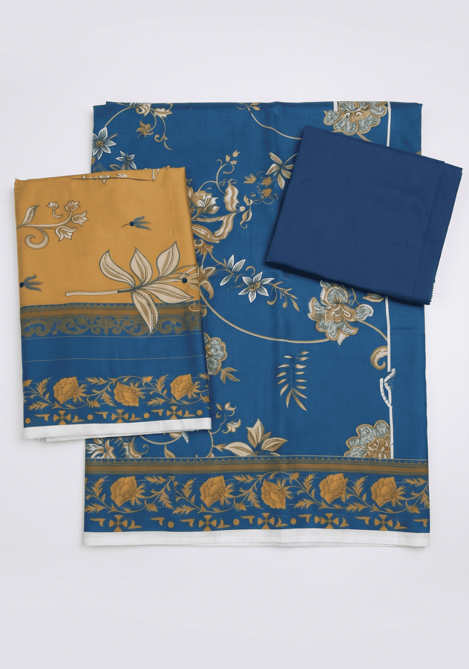 Mizaj Premium Dobby Linen 3PC Luxury Collection V1-D11