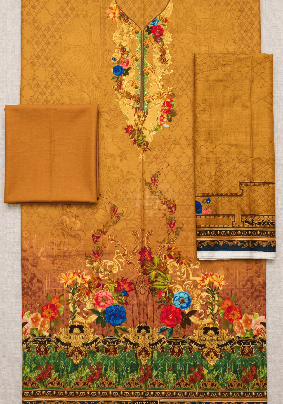 FIVE STAR Printed Karandi 3PC-V3-D2