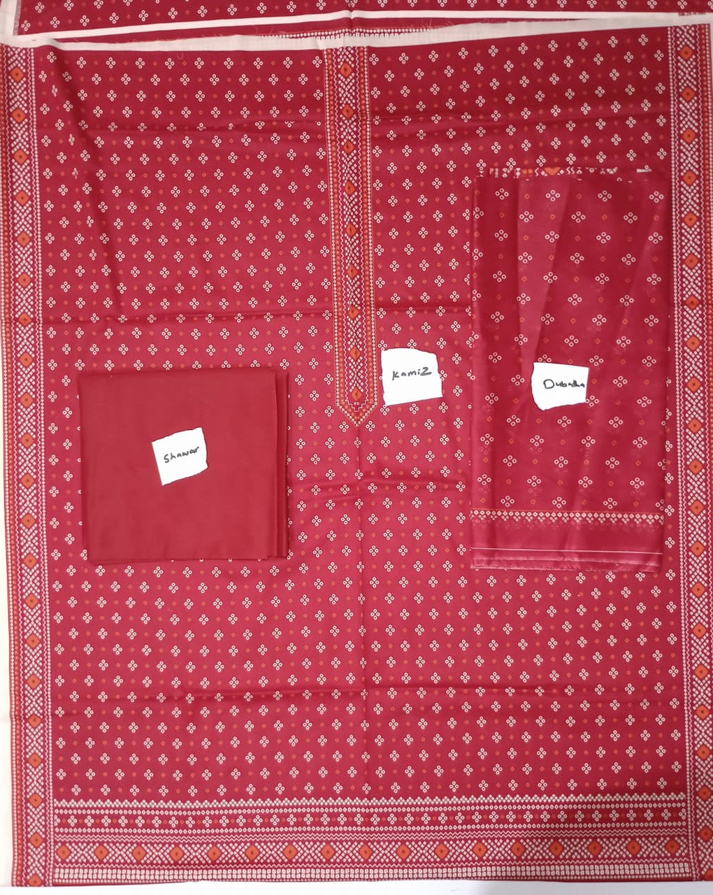 Bin Saeed Luxury Lawn 3Pc Suit Vol-2D19