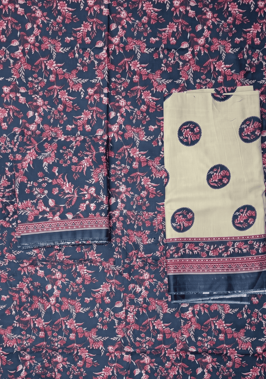 Bin Saeed Khaddar 3PC V1 D12