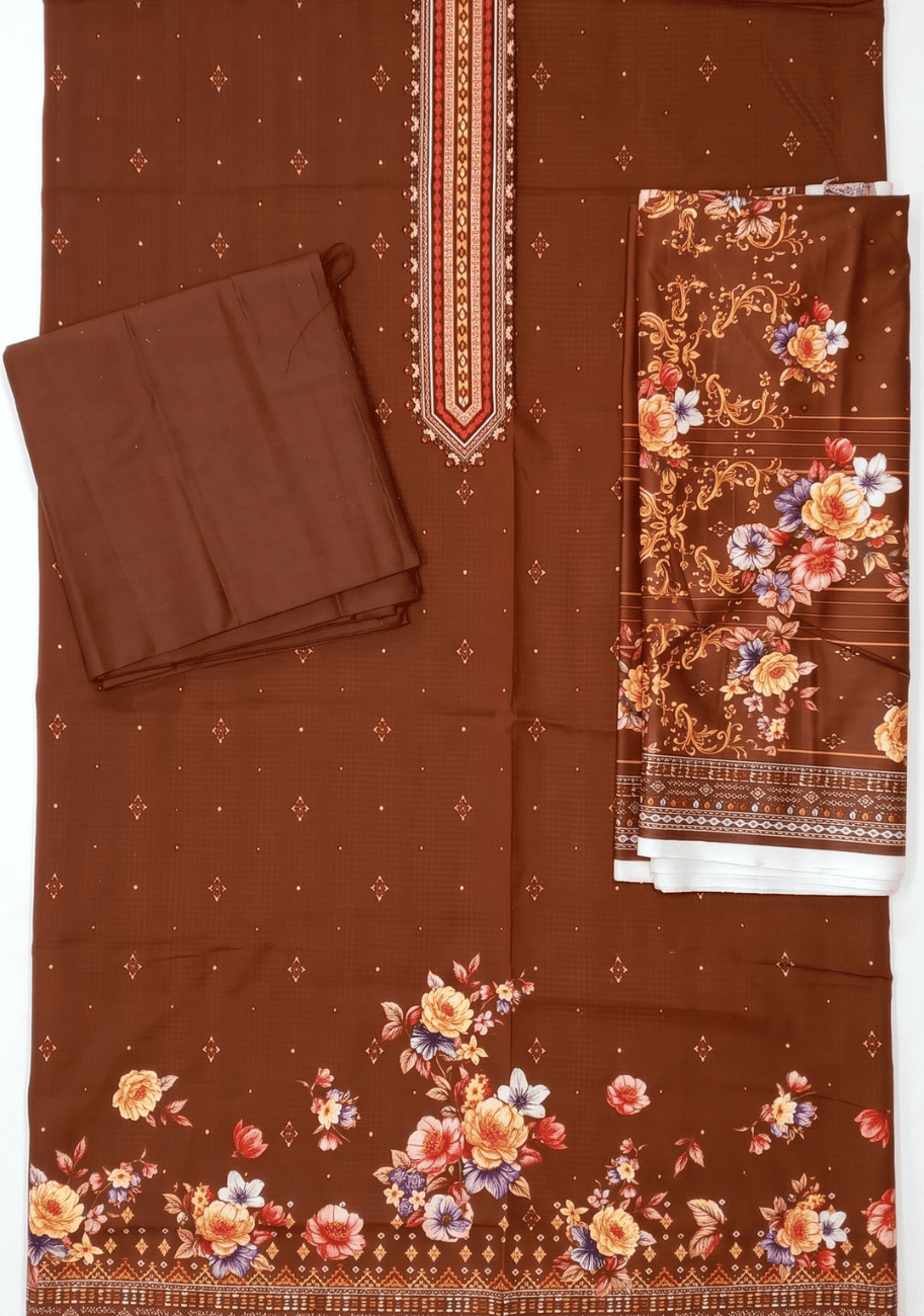 FIVE STAR Moonsoon Printed Lilen 3PC-V1-D13
