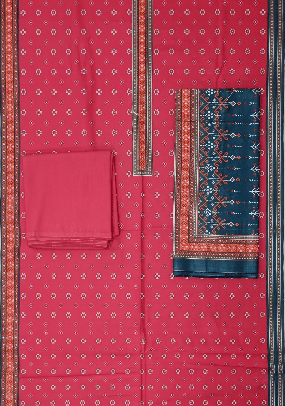 Bin Saeed Khaddar 3PC V1 D13