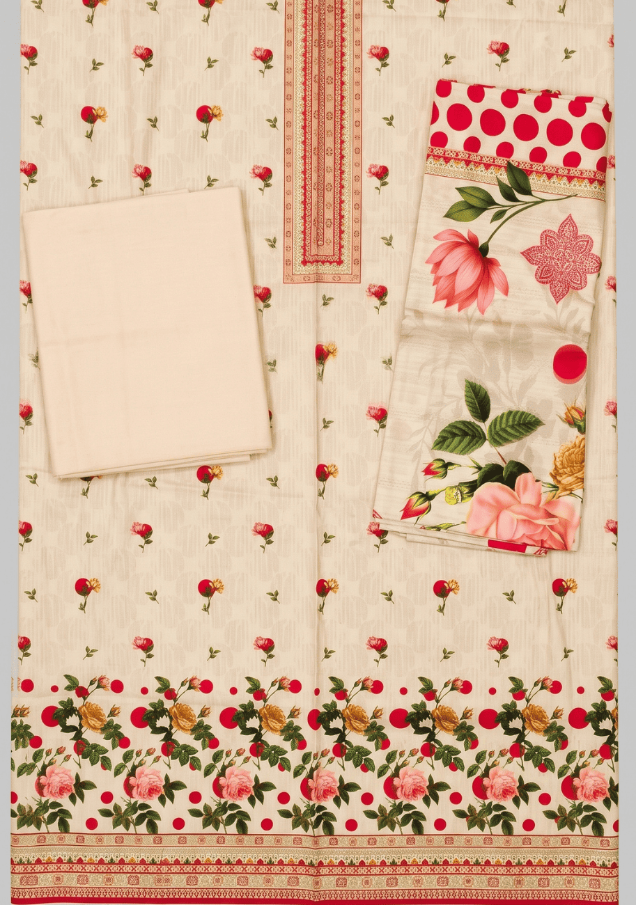 FIVE STAR Moonsoon Printed Lilen 3PC-V1-D1