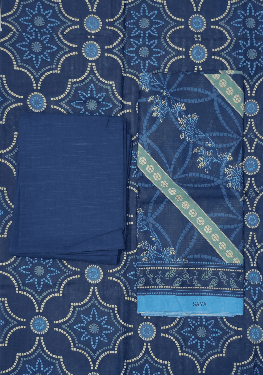 Saya Printed Khaddar 3PC-V1-D10