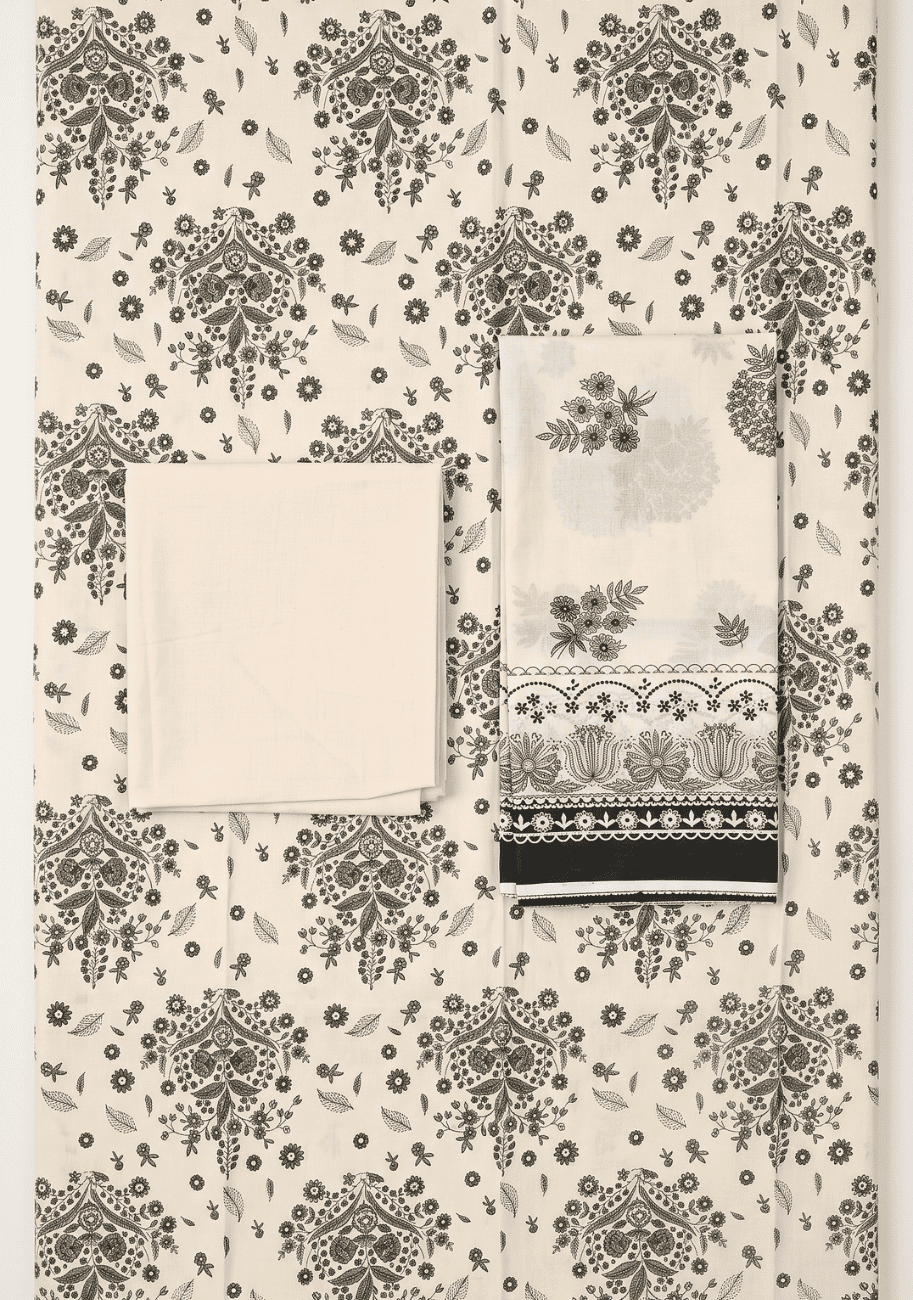 SAYA Premium Printed Lawn 3Pc Vol.11.D12