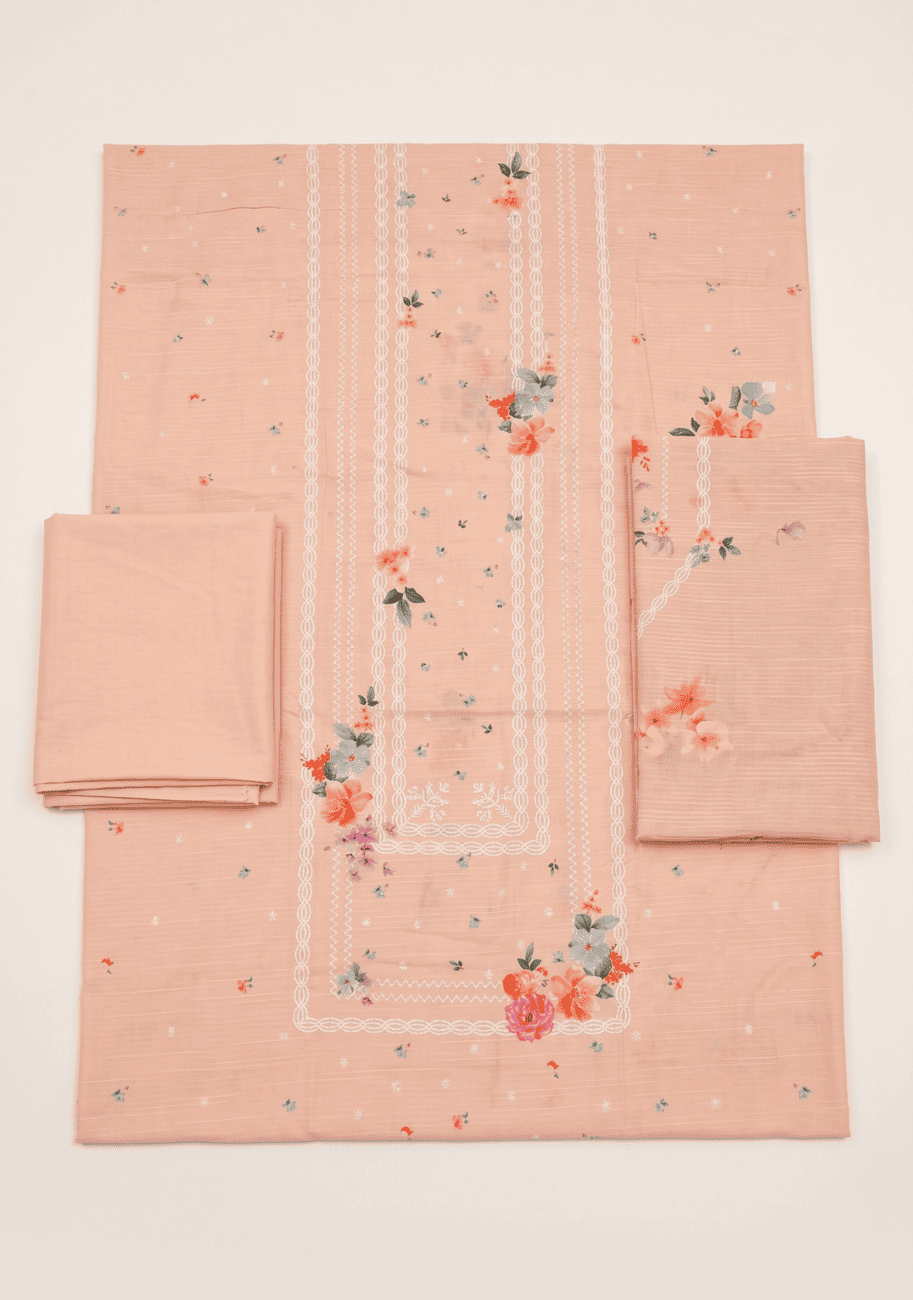 Zellbury Premium Digital Printed Doriea Lawn 3Pc-Vol-7-D1