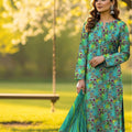 Bin Inam Printed Dhanak 3pc D2