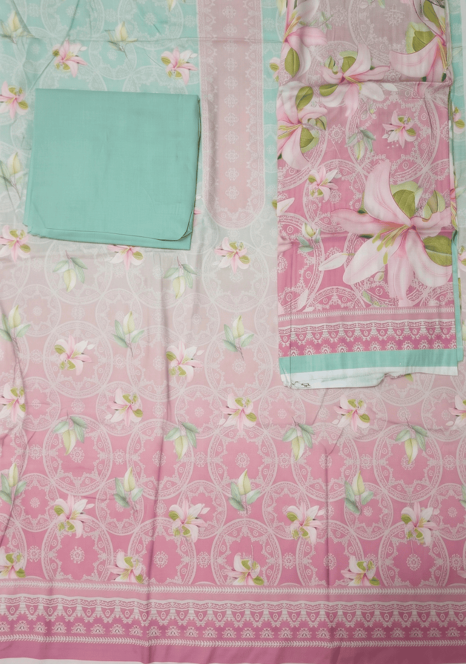 Zellbury Printed Cotton 3PC-V9-D1
