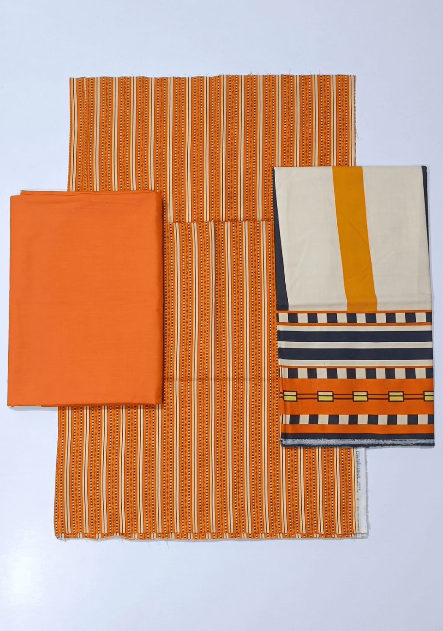 Salina Premium Printed Linen 3PC Luxury Collection V1-D10