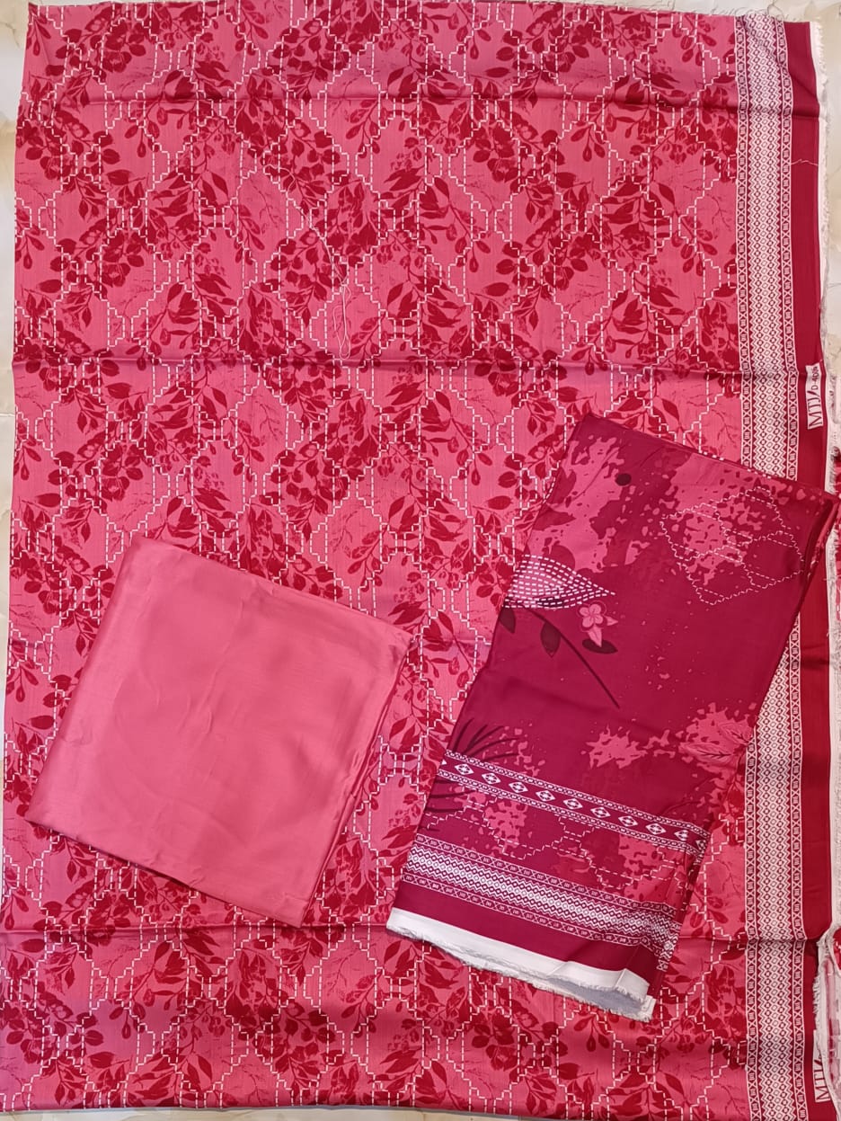 MTJ Luxury Slub Printed Viscos 3pc d9