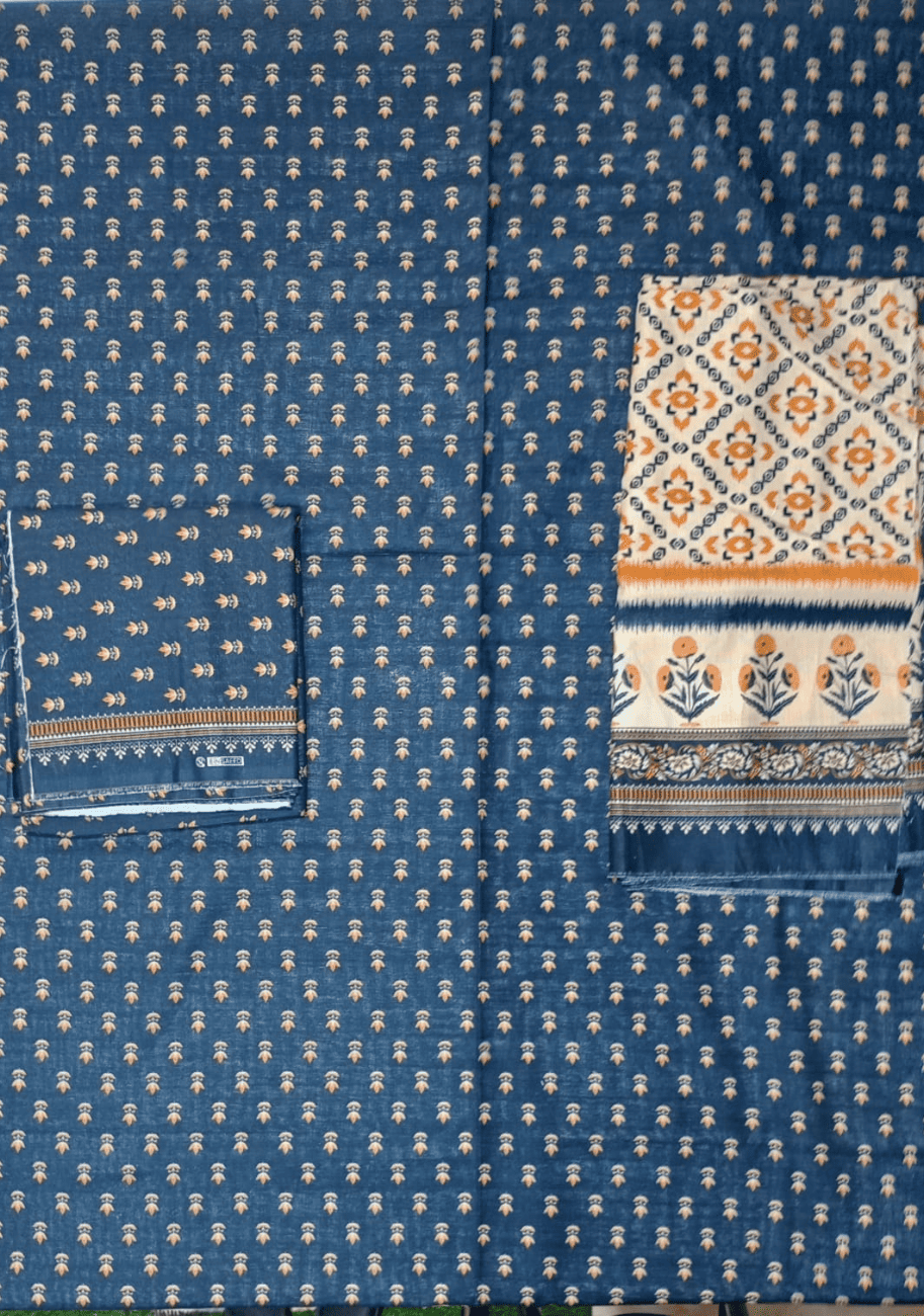 Bin Saeed Khaddar 3PC V1 D15