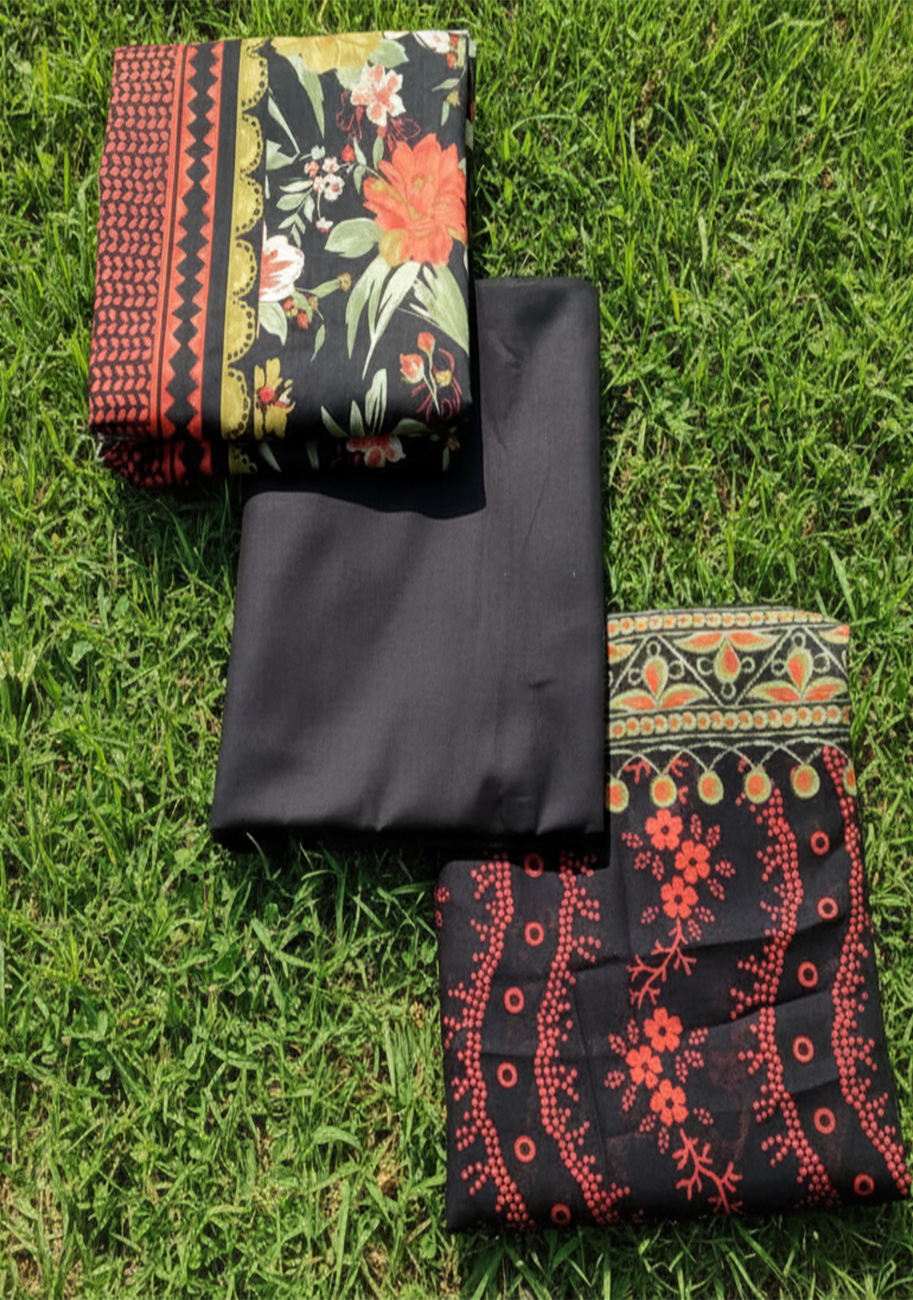 Sapphire Printed Premium Lawn 3pc D8