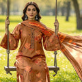 Bin Inam Printed Dhanak 3pc D4