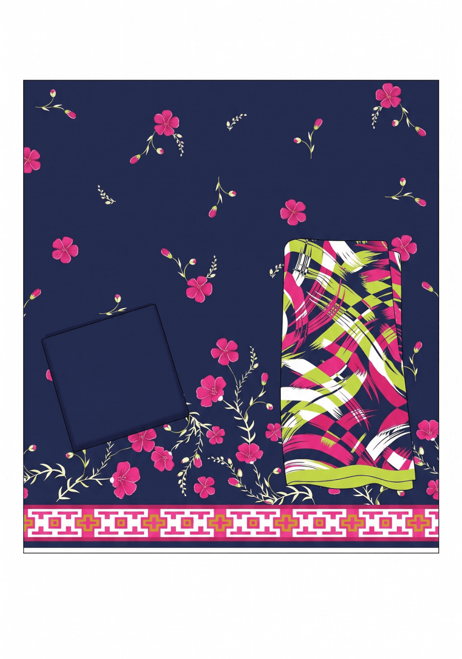 Bin Inam Jubilee Linen 3pc V15-D2