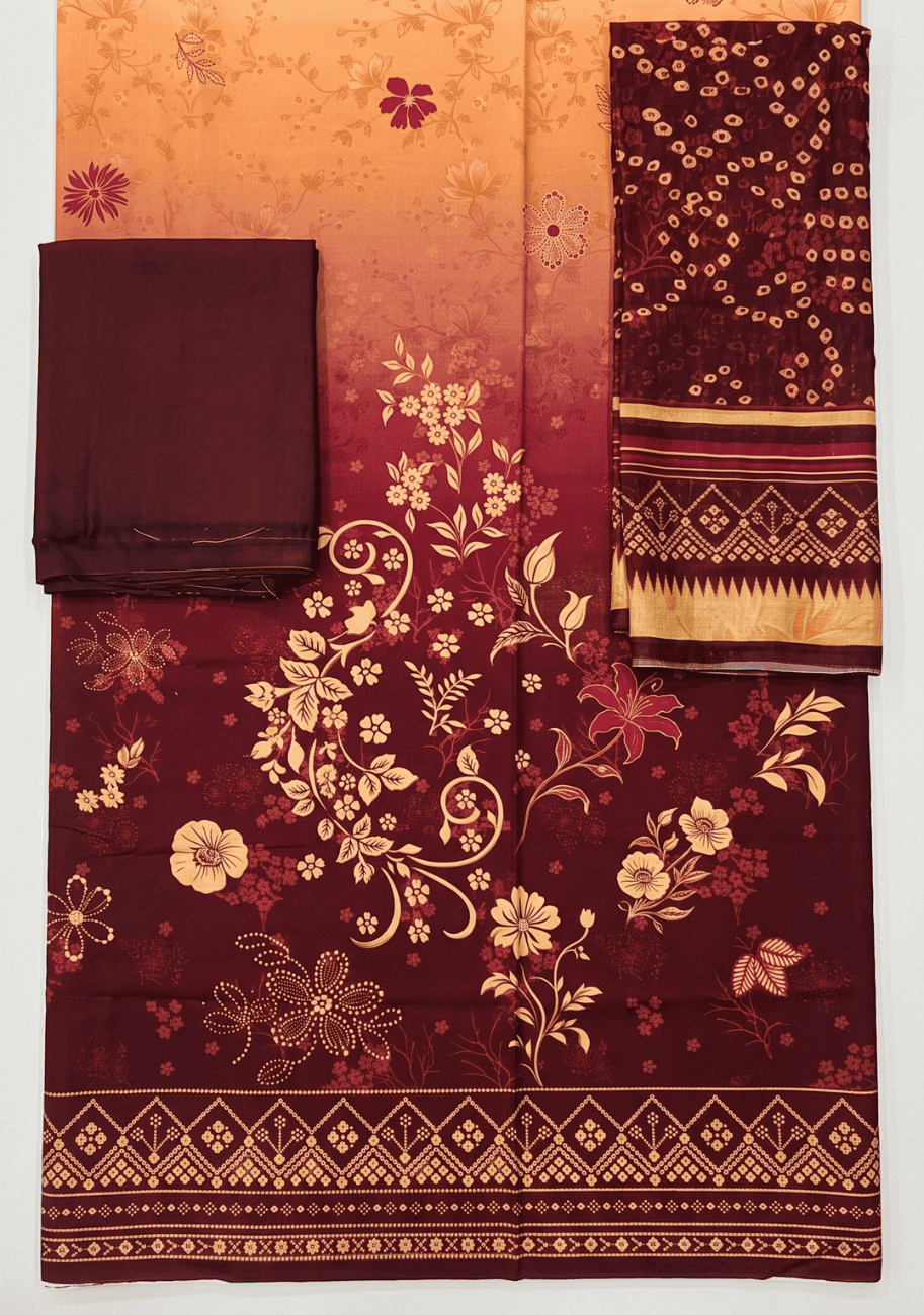 Sabeen Chamki Printed Lilen 3PC-V1-D2