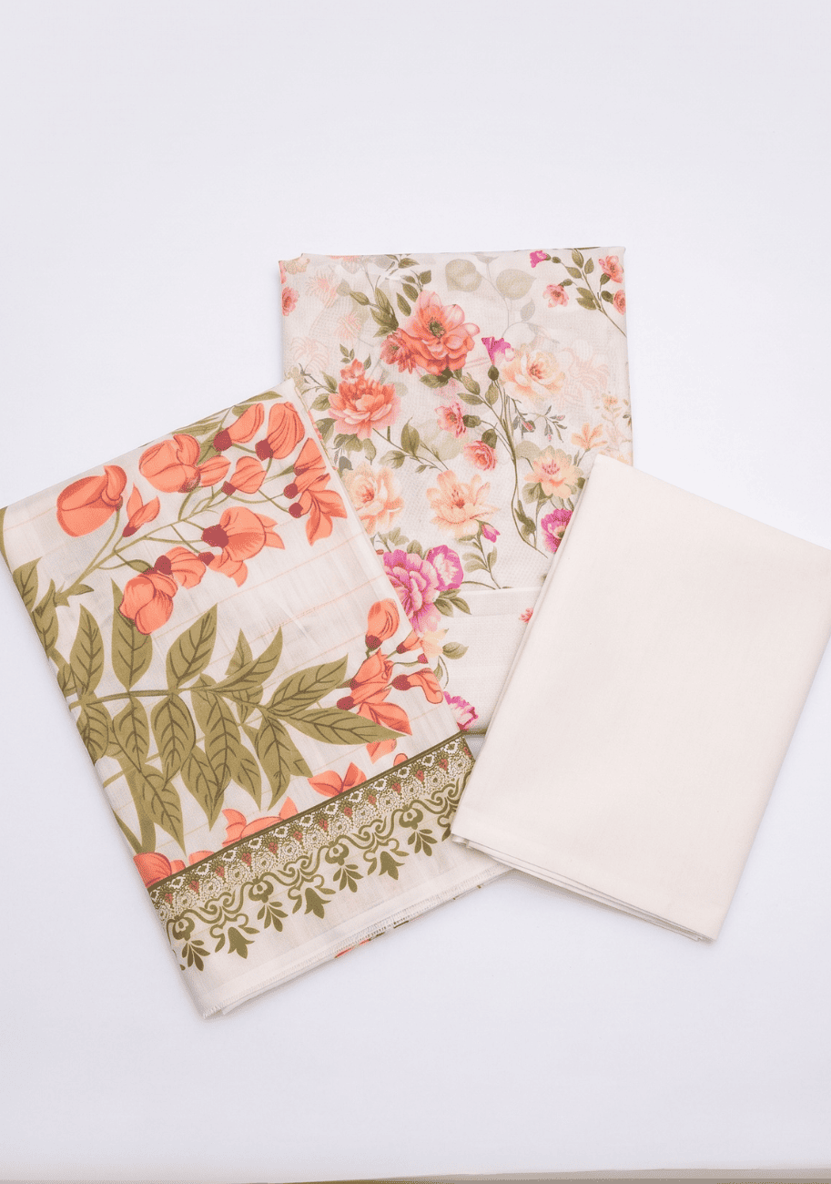 Mizaj Premium Dobby Linen 3PC Luxury Collection V1-D2