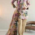 Saya's Printed Khaddar 3pc D4